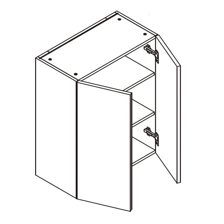 Wall Cabinet - Two Doors - Kabinets.ca