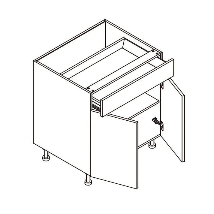 Base Cabinet - One Drawer Two Doors - Kabinets.ca