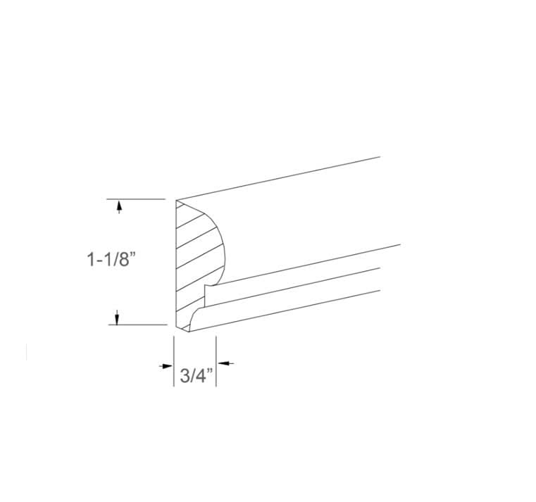 Framed - Chair Rail Molding - Kabinets.ca