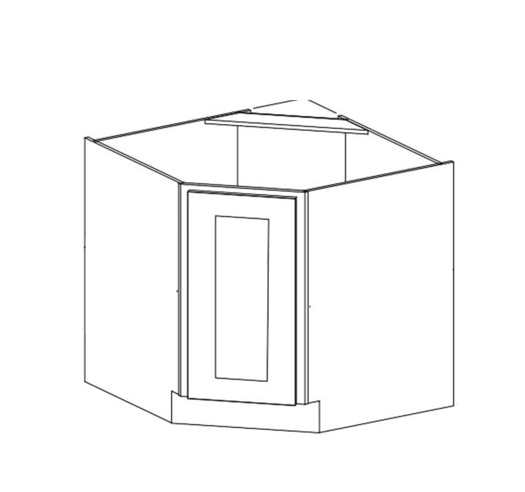 Framed - Diagonal Corner Base Cabinet - Kabinets.ca