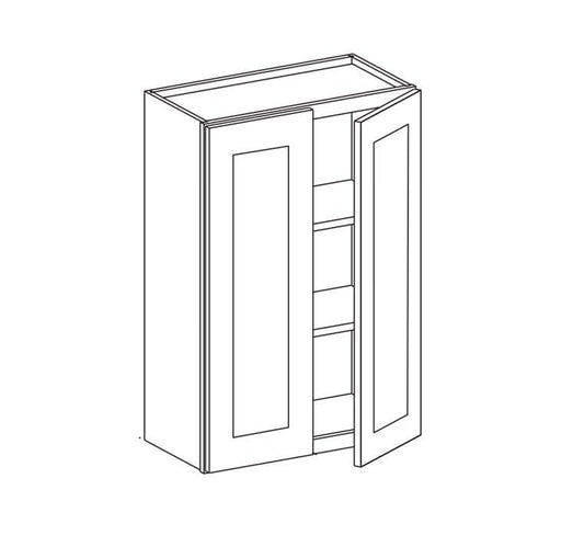 Framed - Double Door Wall Cabinet (12" Deep) - Kabinets.ca