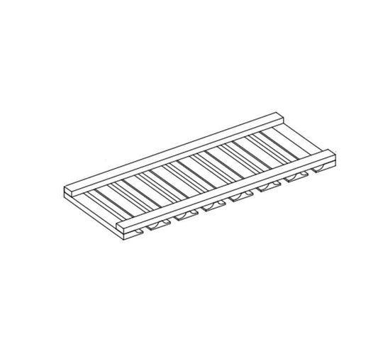 Framed - Glass Rack (12" Deep) - Kabinets.ca