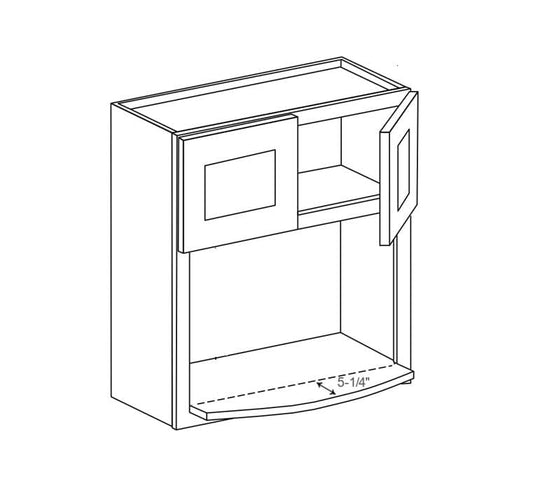 Framed - Microwave Wall Cabinet (12" Deep) - Kabinets.ca